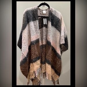 Sonoma Women's Cozy Sweater-Black, Gray, Brown, Cream Reversible BNWT-NEVER WORN